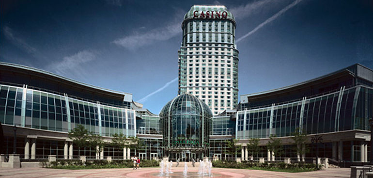 Exterior view of the Fallsview Casino Resort
