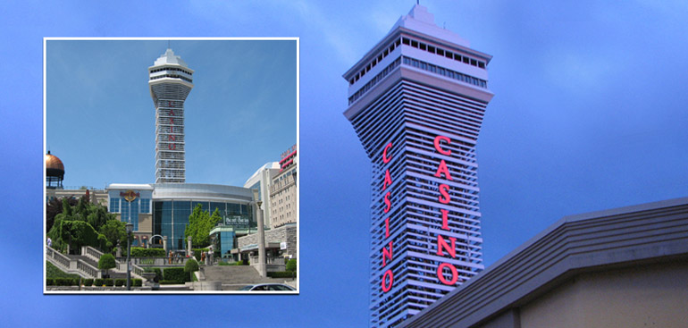 Tower and exterior view of Casino Niagara
